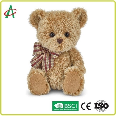 10,5 " X 7" Shaggy Brown Plush Teddy Bear para Valentine Gift
