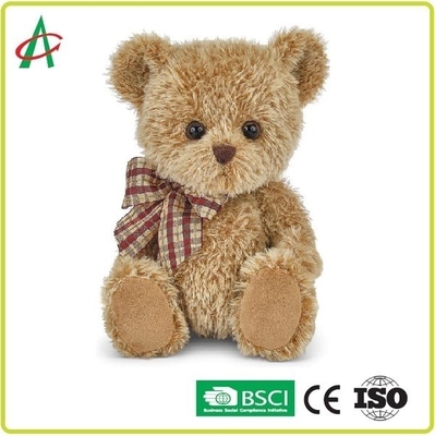 10,5 &quot; X 7&quot; Shaggy Brown Plush Teddy Bear para Valentine Gift