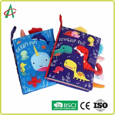 libros suaves para los niños, libros de los 23cm de trapo ISO9001 para los bebés