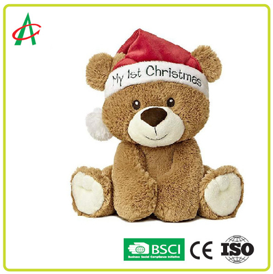 La 1ra Navidad preciosa de Teddy Bear Xmas Gift Plush Toy Stuffed Animal My modifica para requisitos particulares