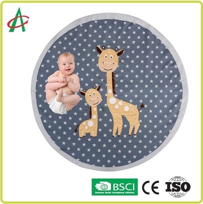 No deslice el juego lavable Mat Super Soft Textured Fabrics del bebé EN71