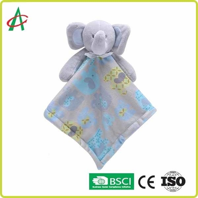 Manta recién nacida suave de Teddy Blanket Comforter Elephant Comfort del bebé