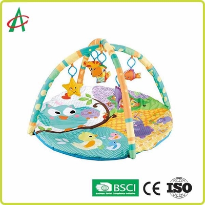 Gimnasio portátil lavable 100% del juego de la actividad del bebé del poliéster Mat Infant Toddlers