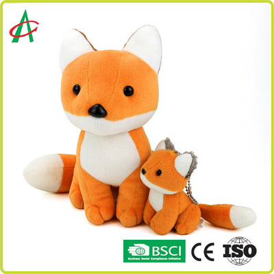 Poliéster que rellena la felpa peluda Mini Fox Stuffed Animal 3 10in