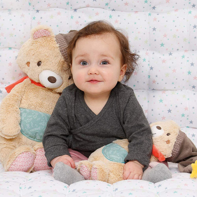 SNAS Toy Bear Bright Colors suave los 44x24x13cm por 0-4 años