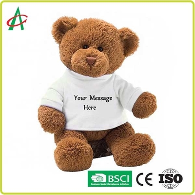 Felpa Teddy Bear del super suave ASTM el 15cm los 20cm los 25cm con el logotipo modificado para requisitos particulares