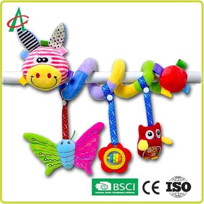 cochecito de niño Toy Non Toxic For Babies del espiral del elefante de los 35cmx18cm