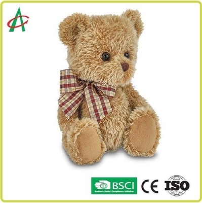 10,5 &quot; X 7&quot; Shaggy Brown Plush Teddy Bear para Valentine Gift