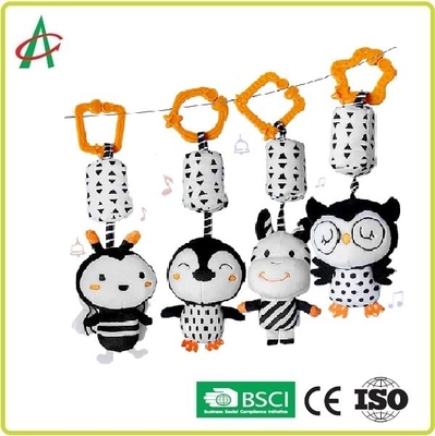 juguetes colgantes del cochecito del pesebre, 9,45 pulgadas de bebé Ring Rattle