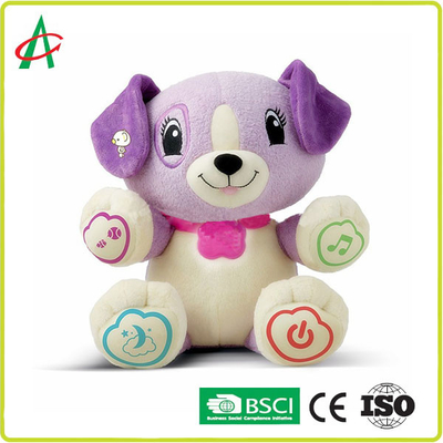 Peluches musicales inteligentes EN71 para los bebés 8 pulgadas 12 pulgadas