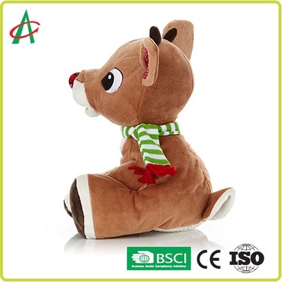 Peluches musicales del reno para los niños 8,5 pulgadas