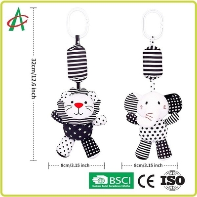 Juguetes del traqueteo de la ejecución del bebé del 19CM, juguetes del cochecito del OEM para el bebé