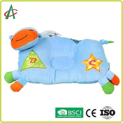 Almohada de la vaca de la felpa de la fibra de poliéster, las almohadas animales de los niños de los 28cmx22cm
