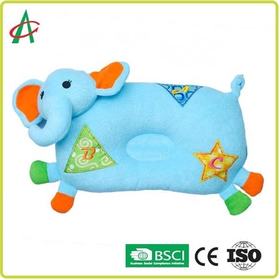 Almohada de la vaca de la felpa de la fibra de poliéster, las almohadas animales de los niños de los 28cmx22cm