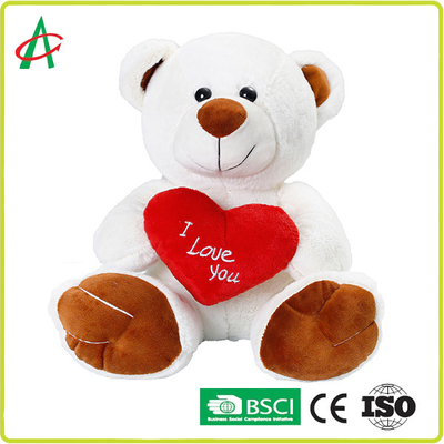 Material seguro del super suave 100 del corazón de Angelber los 33cm Teddy Bear Hugging A