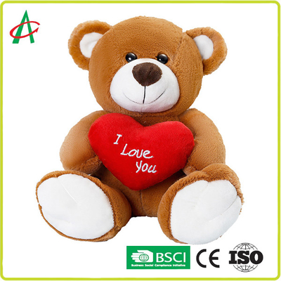 Material seguro del super suave 100 del corazón de Angelber los 33cm Teddy Bear Hugging A
