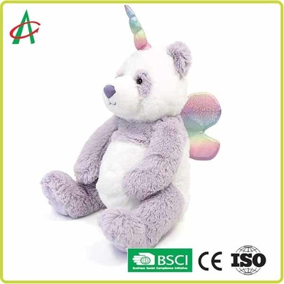 9" Panda Unicorn Stuffed Animal mimoso con estándar de las alas EN71