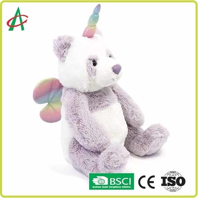 9" Panda Unicorn Stuffed Animal mimoso con estándar de las alas EN71