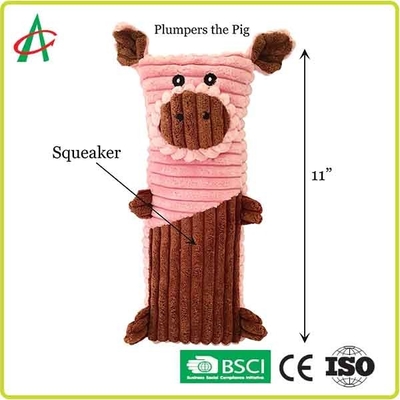 2 paquetes masticar la felpa suave durable del perro de la prueba de la pulgada chillona del juguete H11