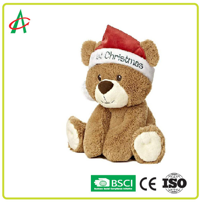 La 1ra Navidad preciosa de Teddy Bear Xmas Gift Plush Toy Stuffed Animal My modifica para requisitos particulares