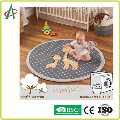 No deslice el juego lavable Mat Super Soft Textured Fabrics del bebé EN71