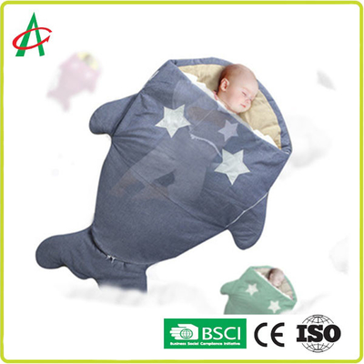 Saco de dormir del tiburón del bebé de BSCI los 90x60cm por años de 0-12 meses