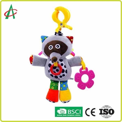 Traqueteo de la felpa del bebé del león el 15cm con la masticación de Teethers
