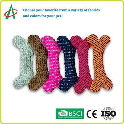 ISO9001 acarician la felpa Toy Bone Shaped el 15cm*5.5cm con Squeaker