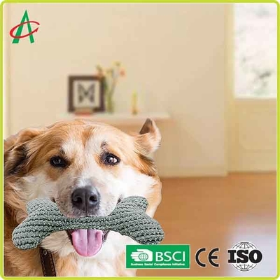 ISO9001 acarician la felpa Toy Bone Shaped el 15cm*5.5cm con Squeaker