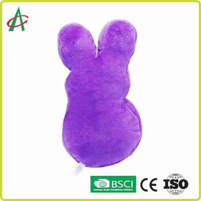 Juguete interactivo indestructible hecho en fábrica 4" 6" 12" del animal doméstico de BSCI amarillo púrpura