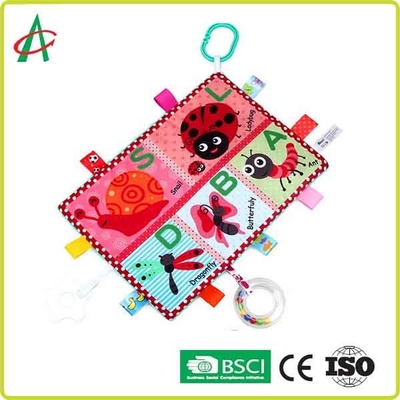 Fruta ultra suave de la felpa del juguete del consolador del bebé de BSCI los 29.7x21cm e impresión animal