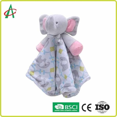 Manta recién nacida suave de Teddy Blanket Comforter Elephant Comfort del bebé