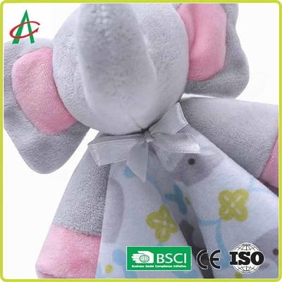 Manta recién nacida suave de Teddy Blanket Comforter Elephant Comfort del bebé