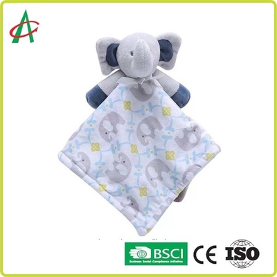 Manta recién nacida suave de Teddy Blanket Comforter Elephant Comfort del bebé