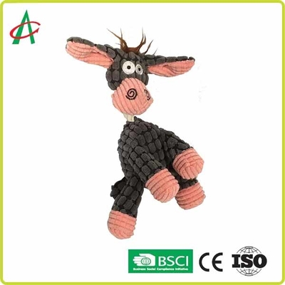 Animal doméstico durable Toy Donkey Plush Pet Toys chillón interactivo para el perrito y los perros medios