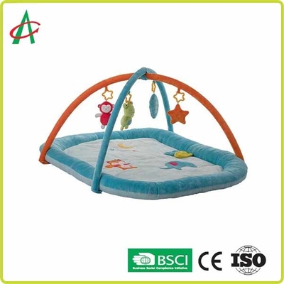 Gimnasio portátil lavable 100% del juego de la actividad del bebé del poliéster Mat Infant Toddlers