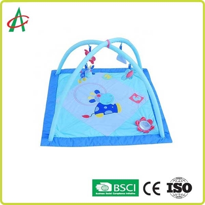 Gimnasio portátil lavable 100% del juego de la actividad del bebé del poliéster Mat Infant Toddlers