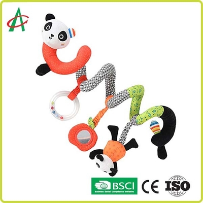 El bebé Panda Plush Spiral Toy With de BSCI duplica modificado para requisitos particulares