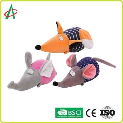 Cat And Dog Squeaky Soft indestructible juega el juguete formado ratón de la felpa