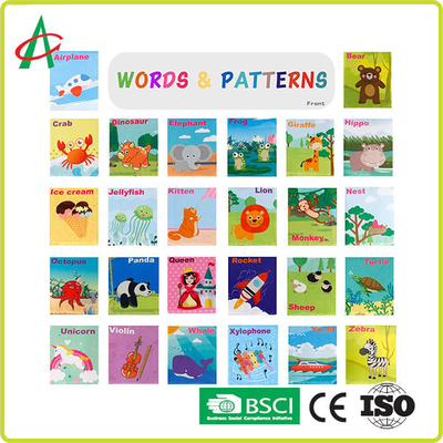 Ningunos libros suaves de descoloramiento del poliéster educativo para los niños