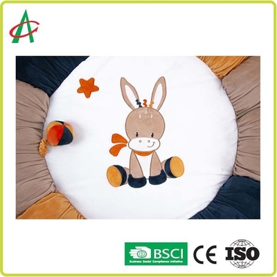El gimnasio libre AZO del bebé de la tela de la boa juega los juguetes de Mat With Mini Plush Animal