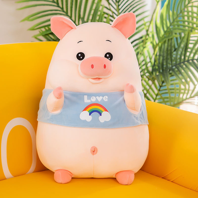 Felpa los 20in linda lavable Toy Pillows For Girls del cerdo del OEM