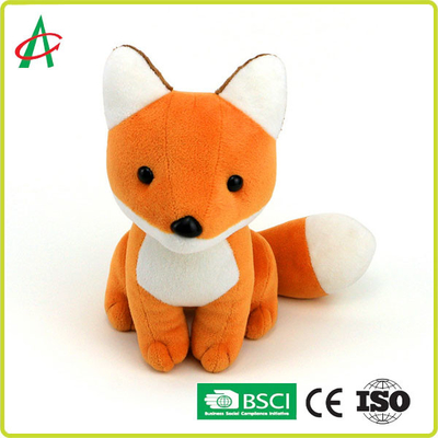 Poliéster que rellena la felpa peluda Mini Fox Stuffed Animal 3 10in