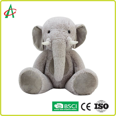 OEM del juguete de los 30cm Grey Cuddly Stuffed Elephant Plush aceptable