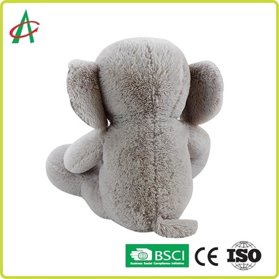 OEM del juguete de los 30cm Grey Cuddly Stuffed Elephant Plush aceptable
