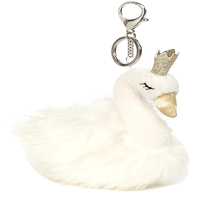 CPSIA rellenó a princesa Flash Key Chain del cisne para las muchachas