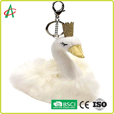 CPSIA rellenó a princesa Flash Key Chain del cisne para las muchachas