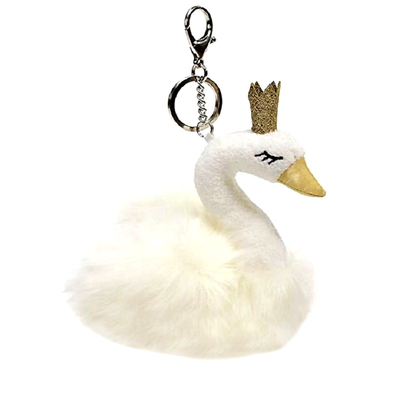 CPSIA rellenó a princesa Flash Key Chain del cisne para las muchachas