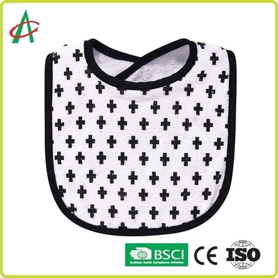El bebé unisex peinado el 100% del absorbente del algodón babea los baberos con la broche ajustable