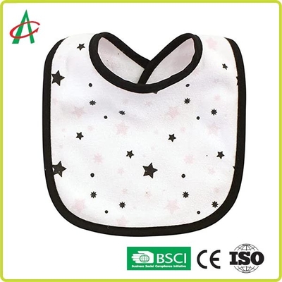 El bebé unisex peinado el 100% del absorbente del algodón babea los baberos con la broche ajustable